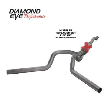 Picture of Diamond Eye KIT 4in CB MFLR RPLCMENT PIPE DUAL SS: 03-07 FORD 6-0L F250-F350