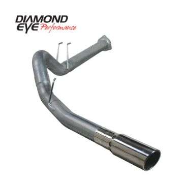 Picture of Diamond Eye KIT 4in DPF BACK SGL SS: 2011 FORD 6-7L PWRSTROKE F250-F350