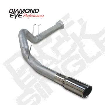 Picture of Diamond Eye KIT 4in DPF BACK SGL SS: 2011 FORD 6-7L PWRSTROKE F250-F350