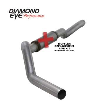 Picture of Diamond Eye KIT 5in CB MFLR RPLCMENT PIPE SGL AL: 2006-2007-5 CHEVY 6-6L 2500-3500