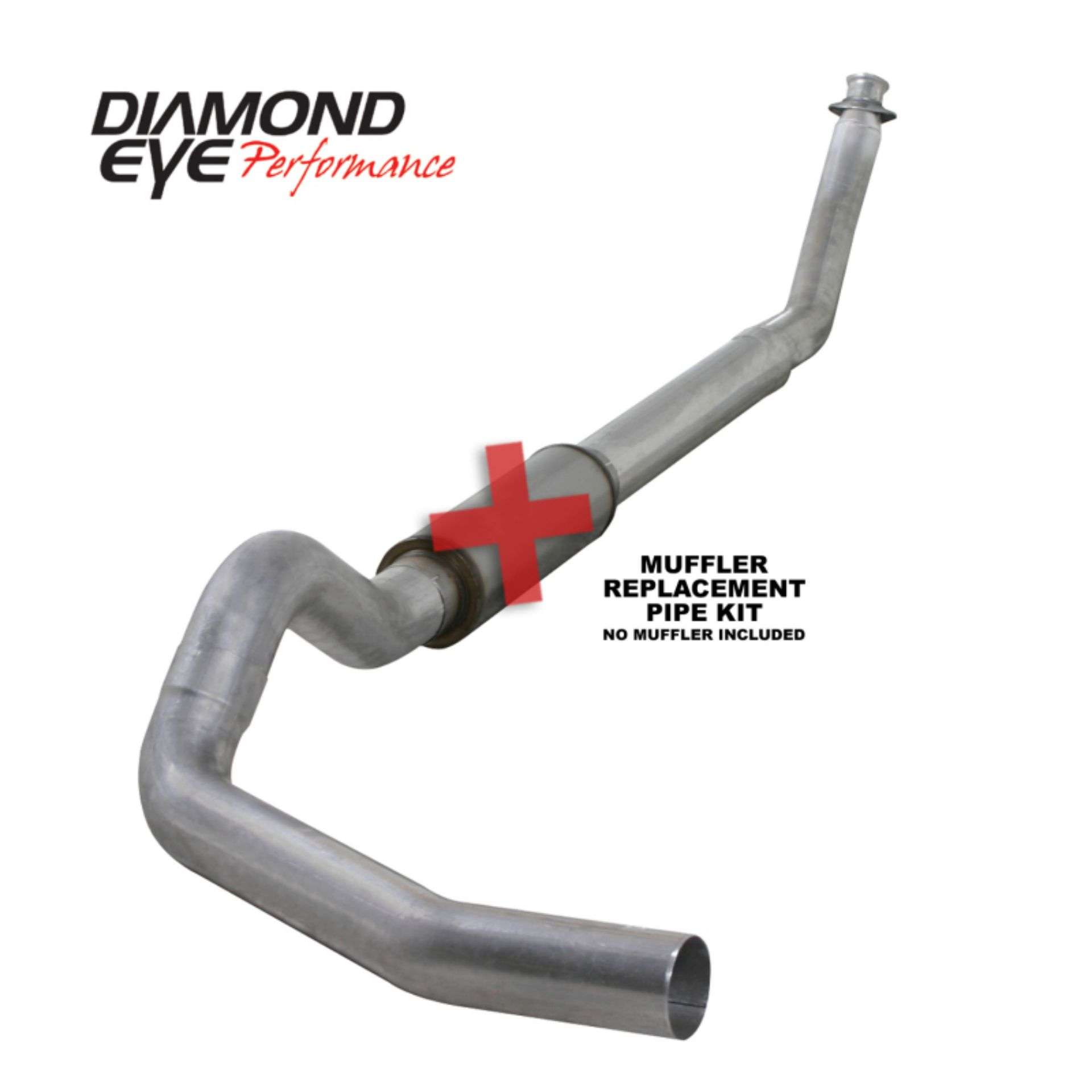 Picture of Diamond Eye KIT 5in TB SGL MFLR RPLCMENT PIPE AL: 94-02 DODGE CUMMINS 5-9L W- RP #510220