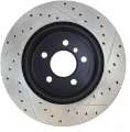 Picture of StopTech 2011-2013 BMW 535i - 2012-2016 BMW 640i Slotted & Drilled Rear Right Brake Rotor