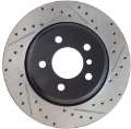 Picture of StopTech 2011-2013 BMW 535i - 2012-2016 BMW 640i Slotted & Drilled Rear Left Brake Rotor