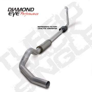 Picture of Diamond Eye KIT 5in TB SGL AL: 94-97 FORD 7-3L F250-F350 PWRSTROKE NFS W- CARB EQUIV STDS