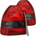 Picture of ANZO 1996-2000 Honda Civic Taillights Red-Smoke