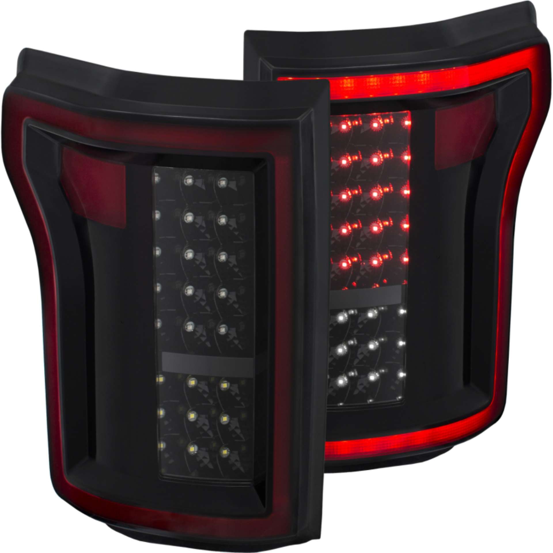 Picture of ANZO 2015-2016 Ford F-150 LED Taillights Black