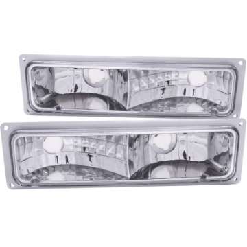 Picture of ANZO 1988-1998 Chevrolet C1500 Euro Parking Lights Chrome