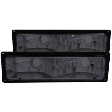 Picture of ANZO 1988-1998 Chevrolet C1500 Euro Parking Lights Smoke