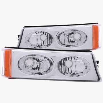 Picture of ANZO 2003-2006 Chevrolet Silverado 1500 Euro Parking Lights Crystal