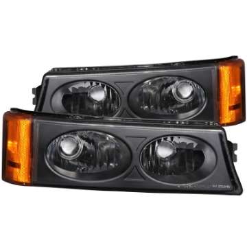 Picture of ANZO 2003-2006 Chevrolet Silverado 1500 Euro Parking Lights Black