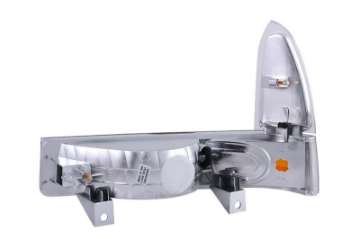 Picture of ANZO 2000-2004 Ford Excursion Euro Parking Lights Chrome w- Amber Reflector