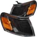 Picture of ANZO Corner Lights 1993-1997 Toyota Corolla Euro Corner Lights Black w- Amber Reflector