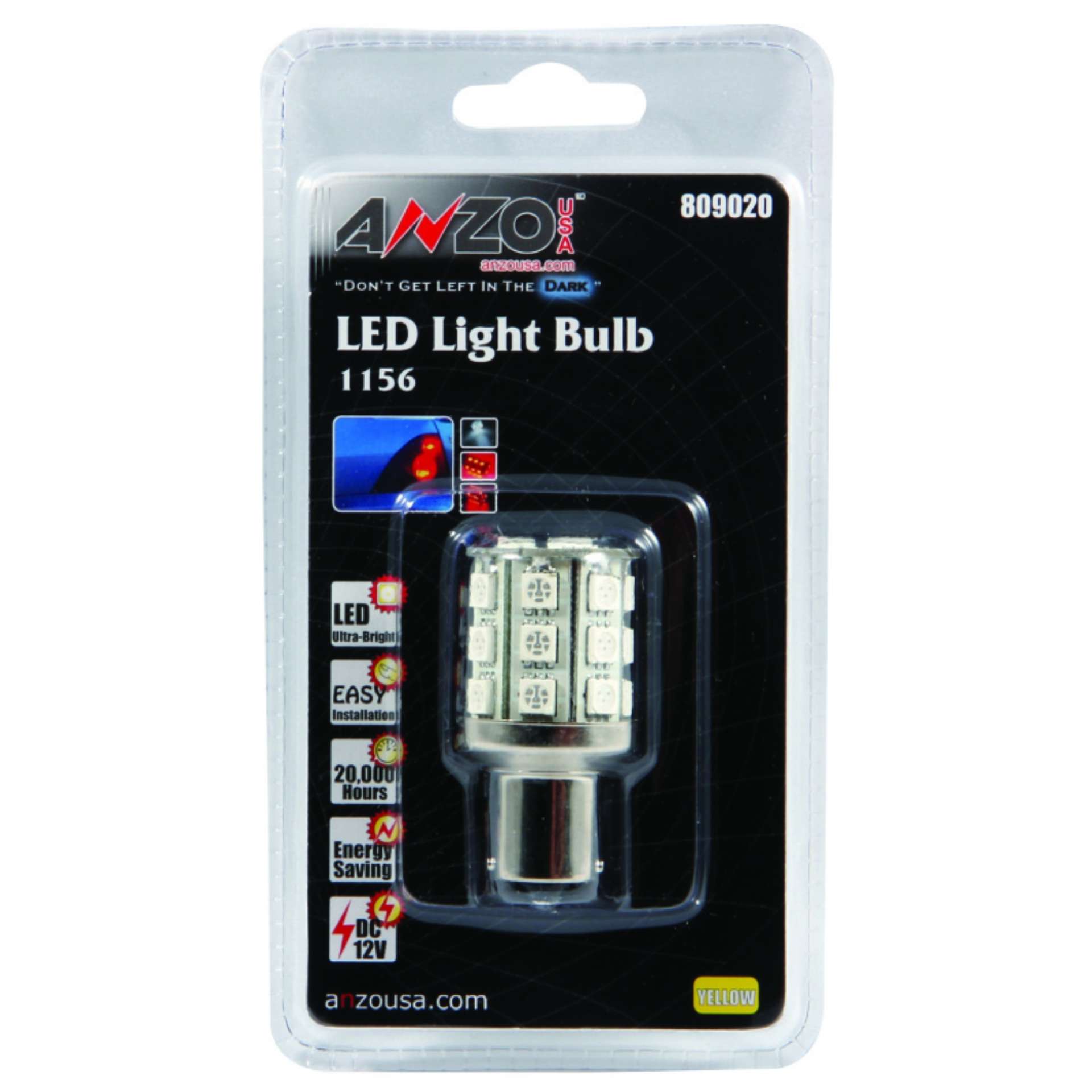 Picture of ANZO LED Bulbs Universal LED 1156 Amber - 24 LEDs 2in Tall