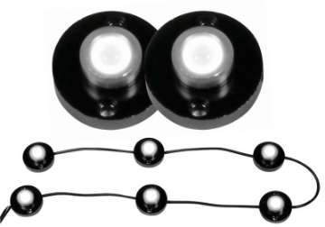 Picture of ANZO Bed Rail Lights Universal LED Heavy Duty 6 Pod LED Bed Rail-Rock Crawler Lighting