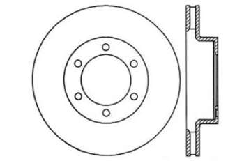 Picture of StopTech 07-08 Toyota FJ Cruiser - 05-08 Tacoma 6 lug - 03-08 4 Runner 319mm disc SportStop Slo