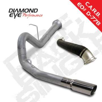 Picture of Diamond Eye KIT 4in DPF-BACK SGL w- TDP AL 07-5-10 Chevy-GMC 6-6L Duramax 2500-3500