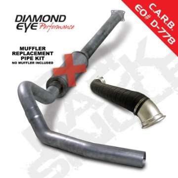 Picture of Diamond Eye KIT 4in CB MRP SGL w- TDP SS 04-05 Chevy-GMC 6-6L Duramax 2500-3500