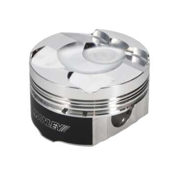 Picture of Manley 15+ Subaru FA20 WRX 86-25mm +-25mm Over Size Bore 10:1 Dish Piston Set with Rings