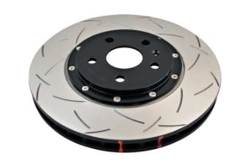 Picture of DBA 2010+ Camaro V8 SS Front Slotted 5000 Series 2 Piece Rotor Assembled w- Black Hat