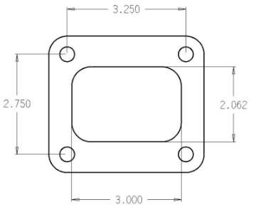 Picture of Cometic Turbo FLG T4 Garrett Exh Inlet -010in Exhaust Gasket