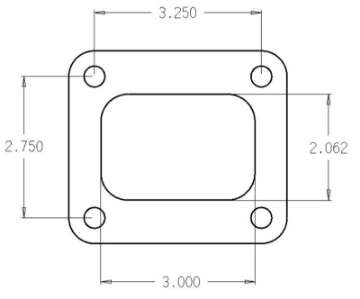 Picture of Cometic Turbo FLG T4 Garrett Exh Inlet -010in Exhaust Gasket