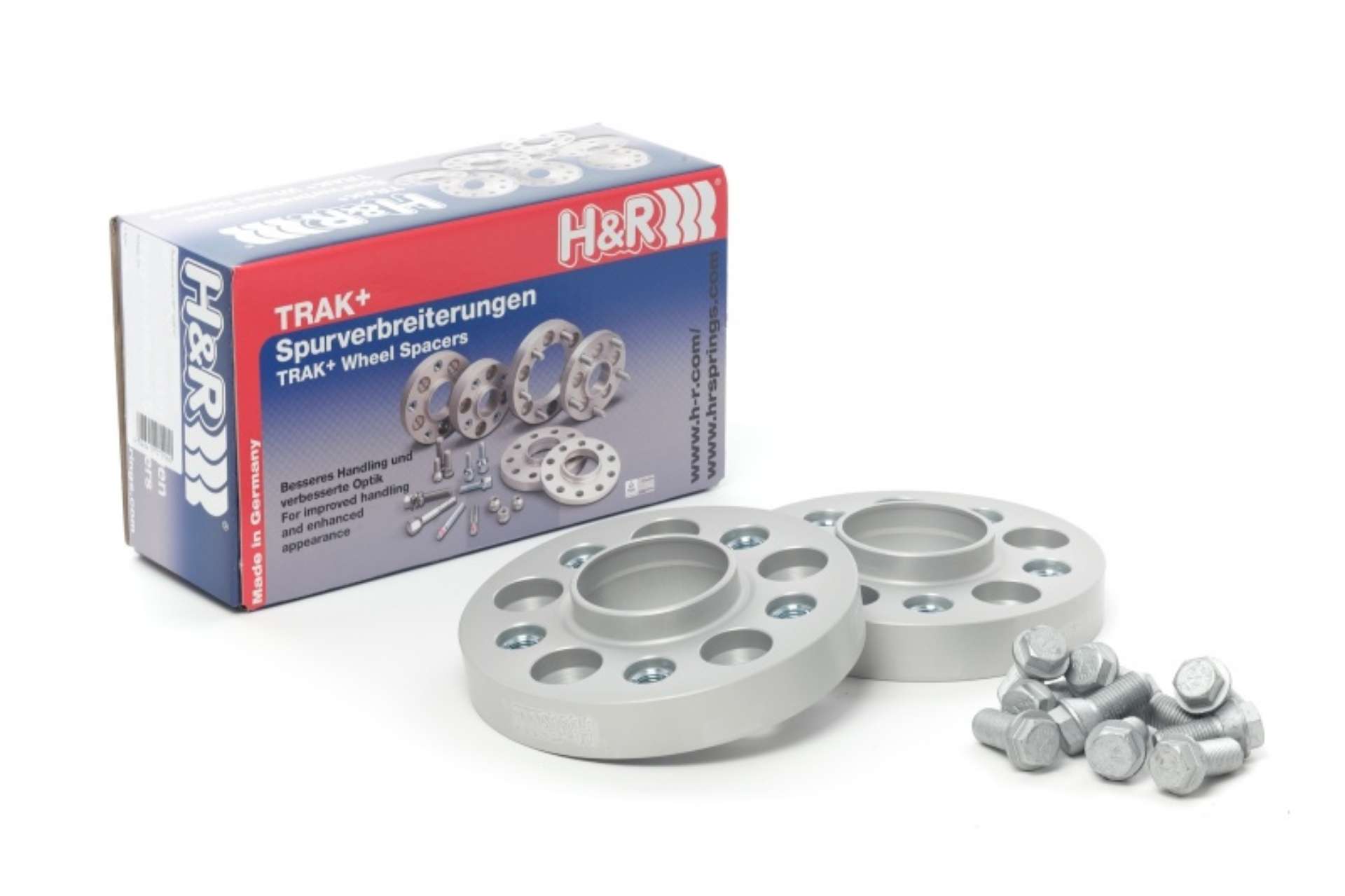 Picture of H&R Trak+ Wheel Spacers 25mm Each Side Min- Offset 11mm - BP 5x110 CB 65 Alfa Romeo Guilietta