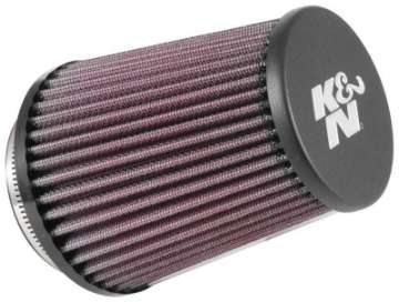 Picture of K&N Universal Rubber Filter 3in Flg 4-1-2inch OD B - 2-1-4inch H - Black Top