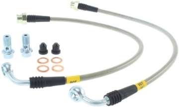 Picture of StopTech 14-17 Chevrolet Corvette Stainless Steel Front Brake Lines