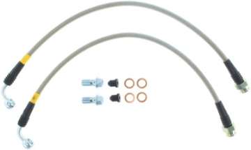 Picture of StopTech 14-17 Chevrolet Corvette Stainless Steel Front Brake Lines