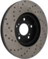 Picture of StopTech 07-08 Acura MDX SportStop Slotted & Drilled Left Front Rotor