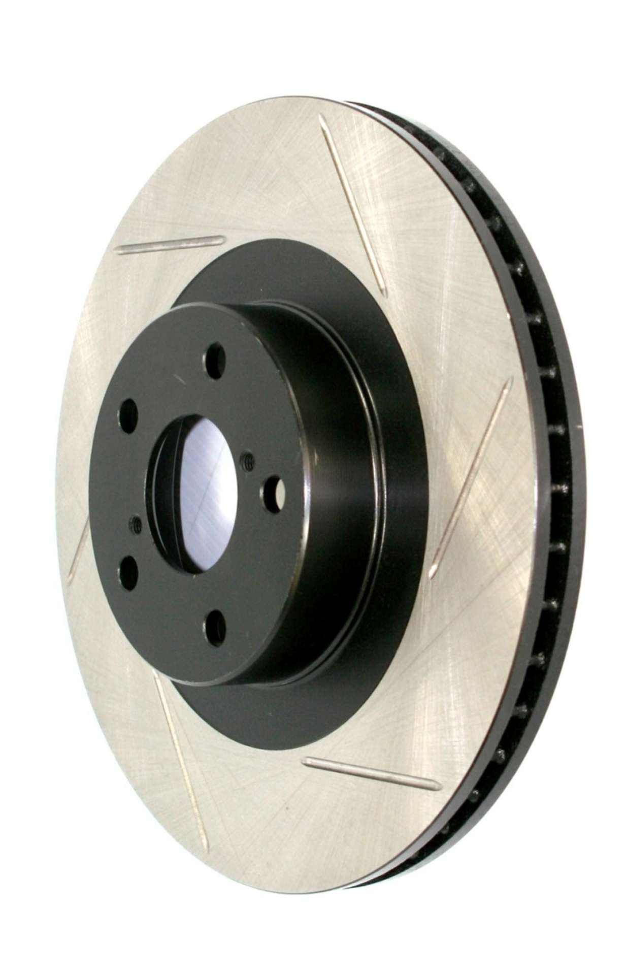 Picture of StopTech 11-16 Chevy Silverado Front Right Cryo Slotted Rotor