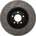 Picture of StopTech 07-13 BMW 3 Series Cryo Drilled Sport Left Front Rotor