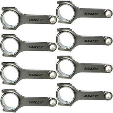 Picture of Manley Chrysler 5-7L-6-1L-6-4L Hemi ARP 8740 6-2in w- 24mm Pin H Beam Connecting Rod - Set of 8