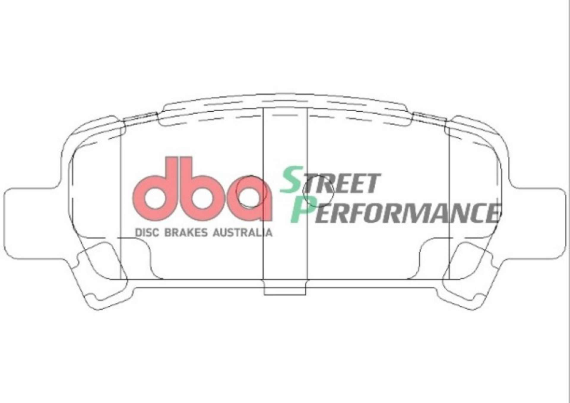 Picture of DBA 02-03 Subaru WRX SP500 Rear Brake Pads