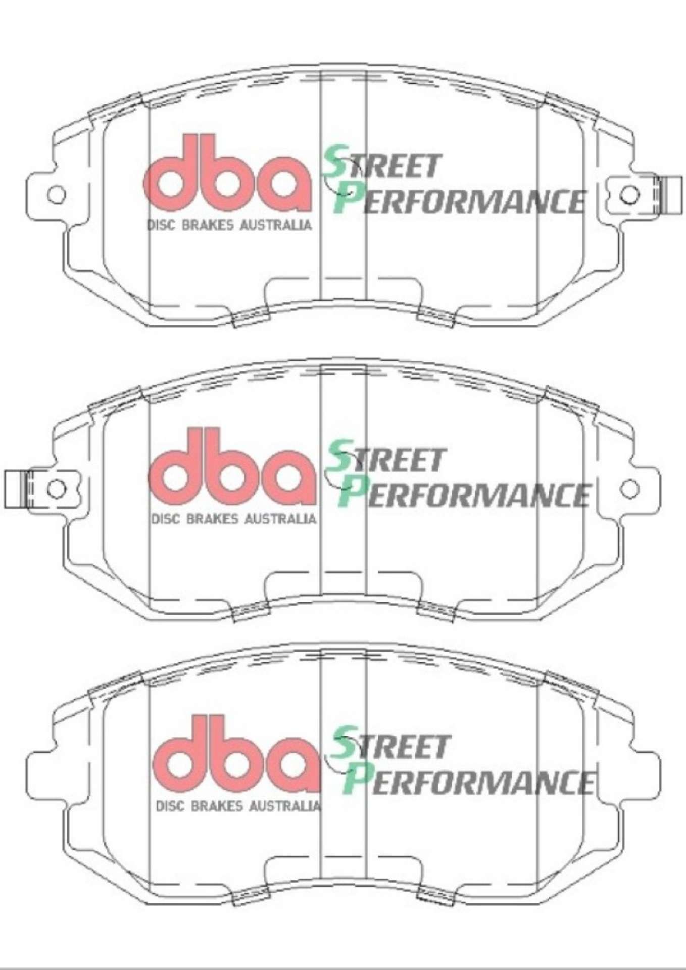 Picture of DBA 03-05 Subaru WRX - 08 Subaru WRX SP500 Front Brake Pads