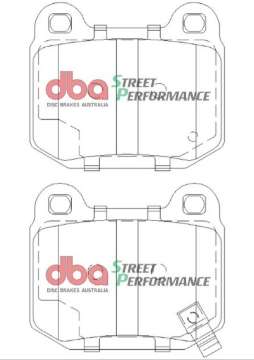 Picture of DBA 03-06 EVO - 04-09 STi - 03-07 350Z Track Edition-G35 w- Brembo SP500 Rear Brake Pads