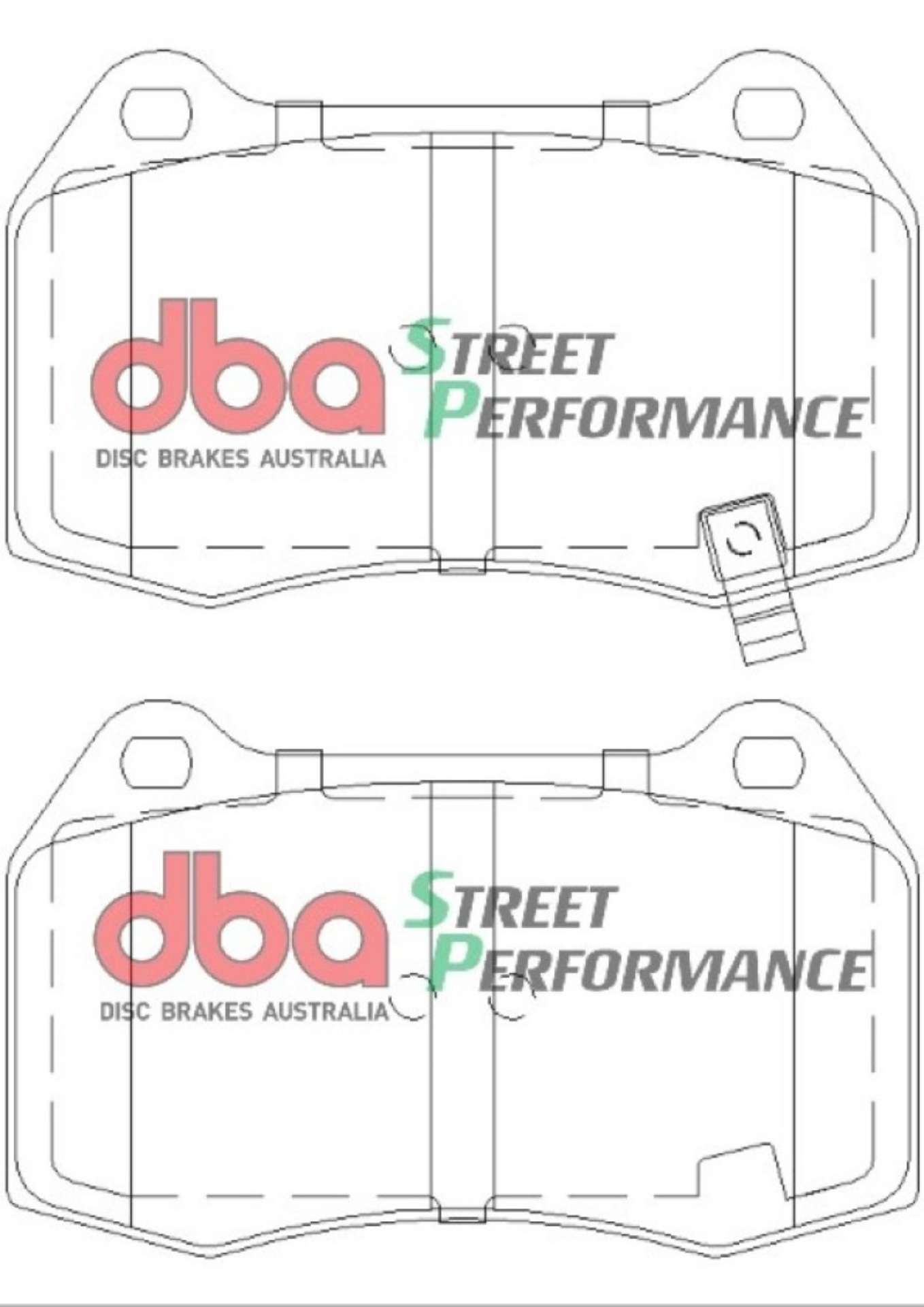 Picture of DBA 03-07 G35 w- Brembo SP500 Front Brake Pads