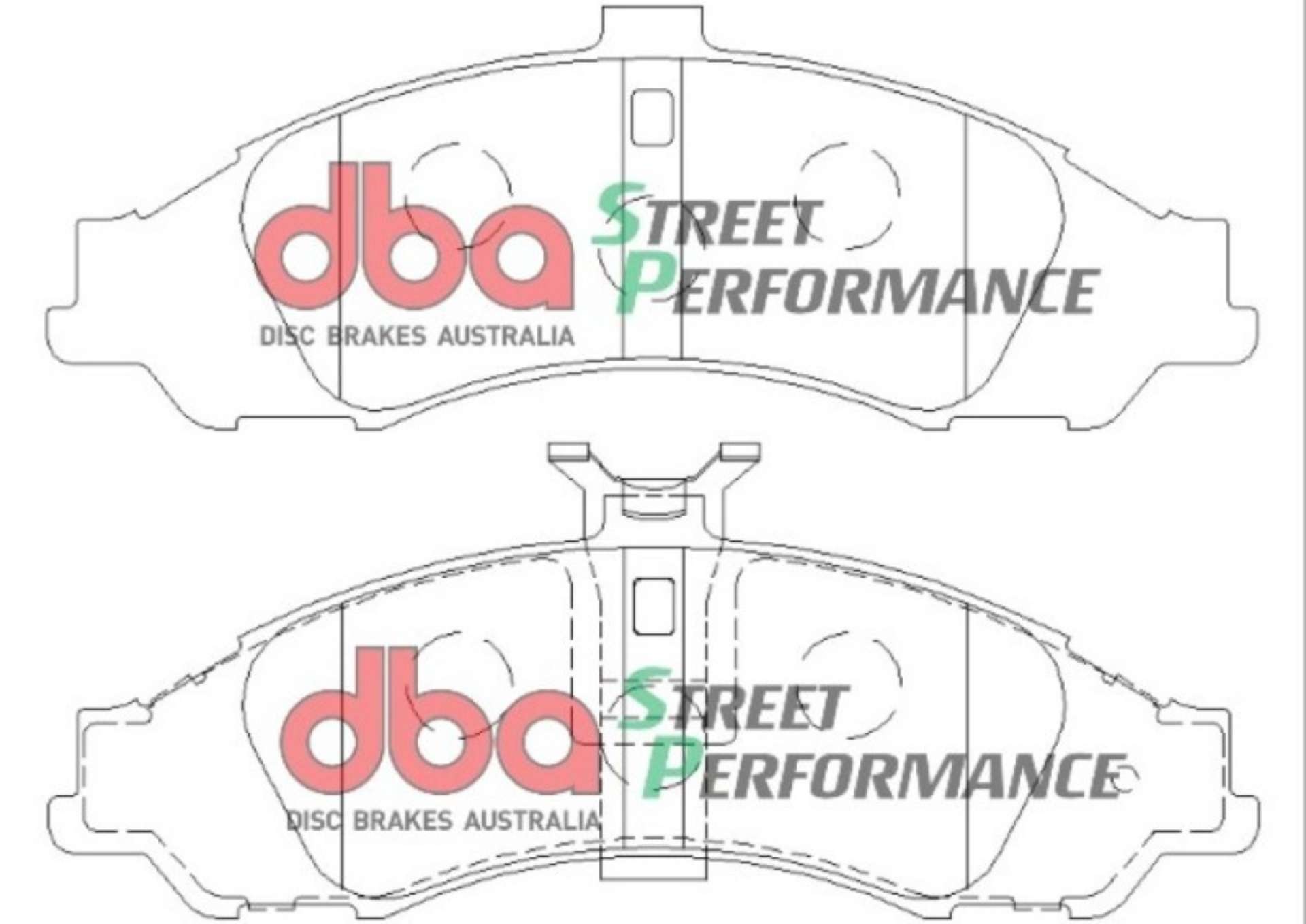 Picture of DBA 04 Pontiac GTO SP500 Front Brake Pads