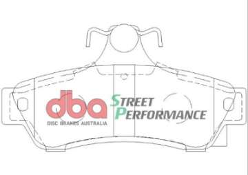 Picture of DBA 04-06 Pontiac GTO SP500 Rear Brake Pads