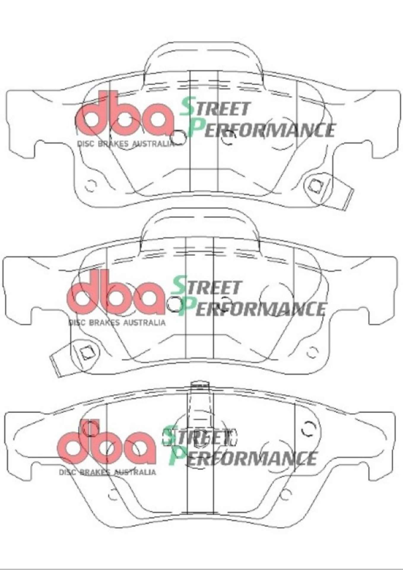 Picture of DBA 10-15 Camaro SP500 Front Brake Pads