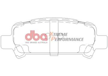 Picture of DBA 02-03 Subaru WRX XP650 Rear Brake Pads