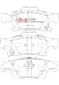 Picture of DBA 10-15 Camaro XP650 Front Brake Pads