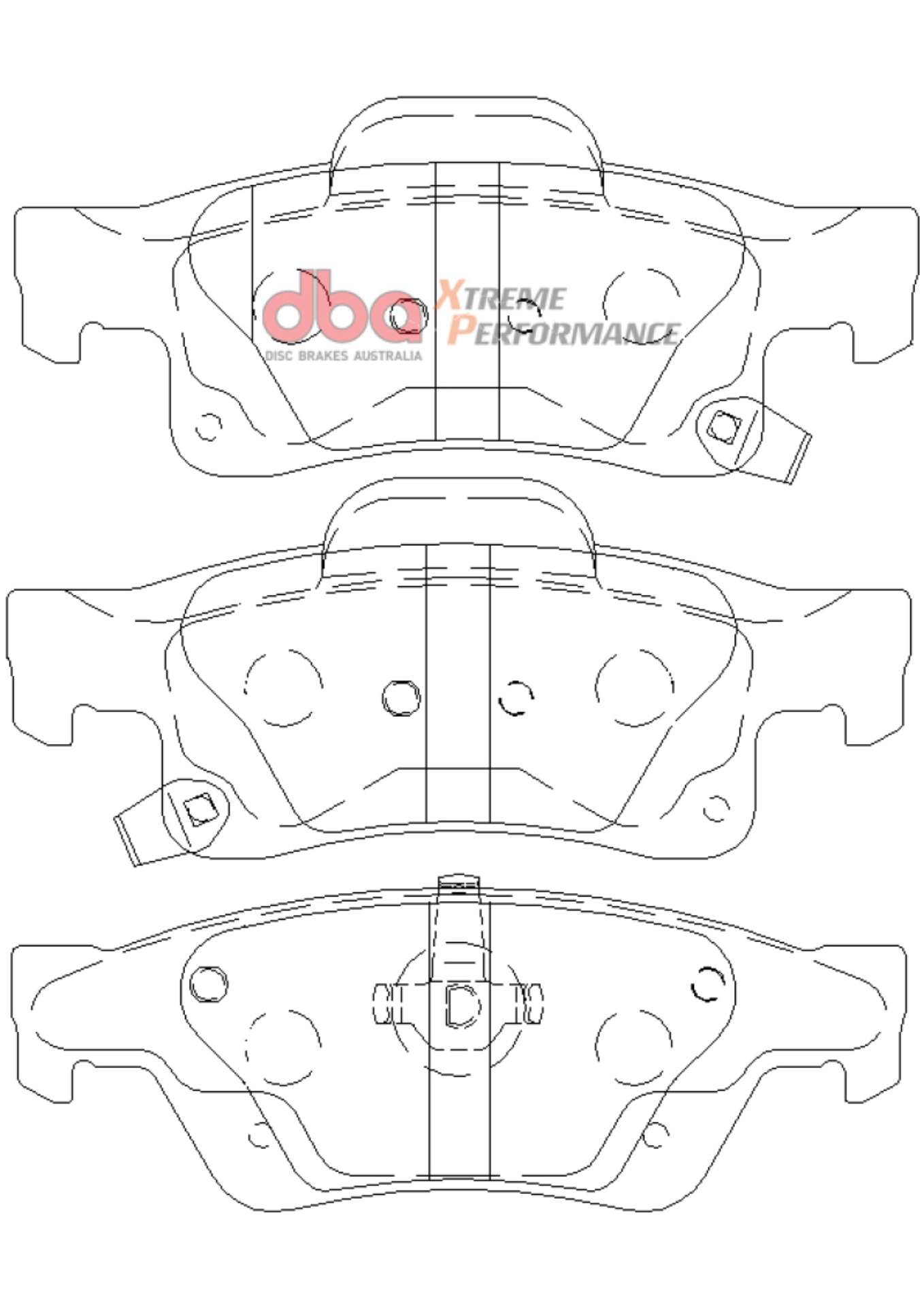 Picture of DBA 10-15 Camaro XP650 Front Brake Pads