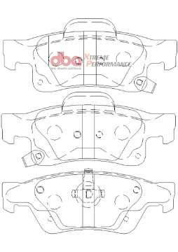 Picture of DBA 10-15 Camaro XP650 Front Brake Pads