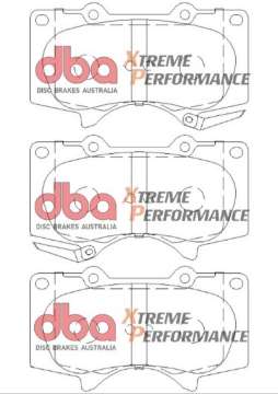 Picture of DBA 2015 Toyota Tacoma XP650 Front Brake Pads