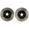 Picture of StopTech 03-08 Nissan 350Z - Infiniti G35 w- Brembo AeroRotor Slotted Rear Rotor Pair