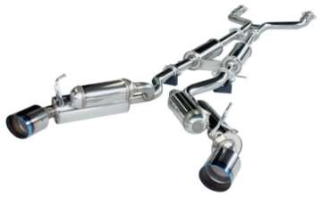 Picture of HKS 08 Infiniti G37 Coupe Dual Hi-Power Titanium Tip Catback Exhaust