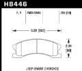 Picture of Hawk 99-04 Jeep Grand Cherokee w- Akebono Front Calipers ONLY LTS Street Front Brake Pads