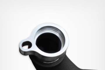 Picture of Injen 15-16 BMW M3F80-M4 F82-83 3-0L L6 Twin Turbo 2PC Aluminum Int- Charge Pipe - Wrinkle Black