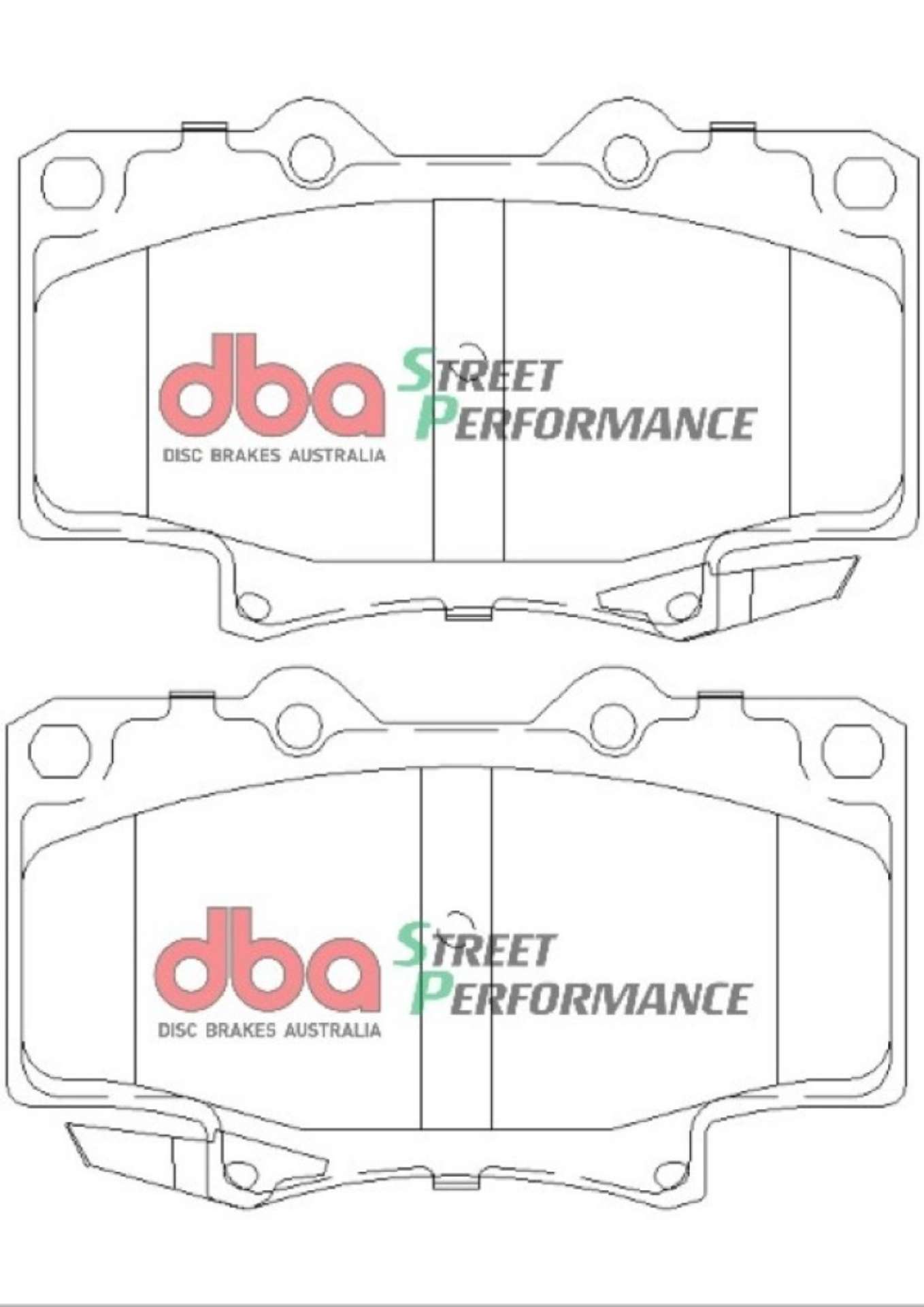 Picture of DBA 91-96 Toyota Land Cruiser SP500 Front Brake Pads